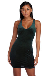 Leichtes Samtkleid